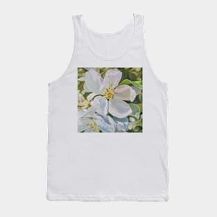 Ensemble - Apple Blossom flower painting Tank Top